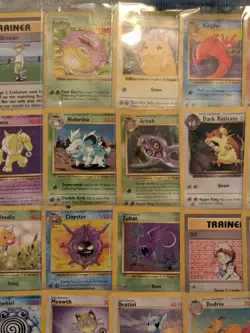 79 Cards WOTC Pokemon Rares Commons/Uncomm Damaged/Heavy Played Card (Lot #176) - Image 4
