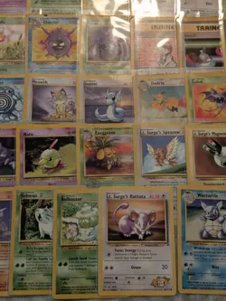 79 Cards WOTC Pokemon Rares Commons/Uncomm Damaged/Heavy Played Card (Lot #176) - Image 5