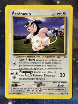 Ecremeuh / Miltank 41/111 Neo Genesis French / Francais Vintage Pokemon Card MP - Image 1