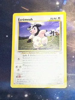 Ecremeuh / Miltank 41/111 Neo Genesis French / Francais Vintage Pokemon Card MP - Image 4