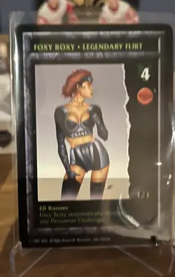 ShadowRun Foxy Roxy Legendary Flirt Promo Card - Image 2