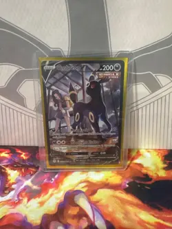 Umbreon V Alt Art 189/203 Evolving Skies Single Strike Pokemon Card NM/M - Image 1