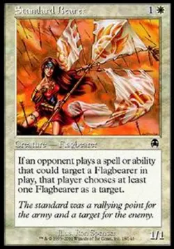 MRM JAPANESE Porte-drapeau - Standard Bearer MTG Magic APC - Image 1