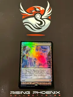 Rising Phoenix Mtg - Flooded Strand - Spiaggia Allagata - Zendikar Foil Ex #0115 - Image 1