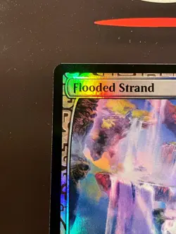 Rising Phoenix Mtg - Flooded Strand - Spiaggia Allagata - Zendikar Foil Ex #0115 - Image 2