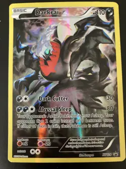Pokemon TCG Darkrai XY114 Black Star Promo Full Art Card - Image 1
