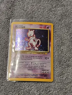 Pokemon TCG Base Set Holo Lot Mewtwo Nidoking Magneton 1999 3 Cards - Image 1