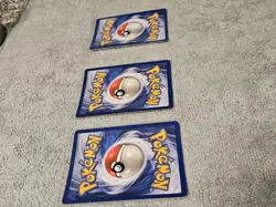 Pokemon TCG Base Set Holo Lot Mewtwo Nidoking Magneton 1999 3 Cards - Image 5