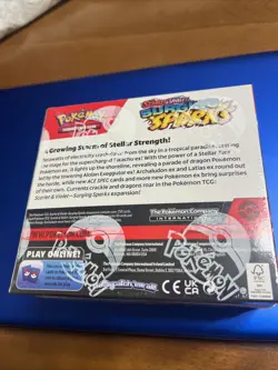 ( 2 BONUS PACKS)Pokemon TCG Scarlet & Violet Surging Sparks Booster Box 36 Packs - Image 2