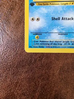Squirtle 68/82 1st Edition Non-Holo Pokemon Team Rocket - Image 3