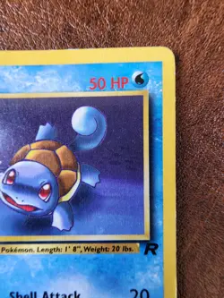 Squirtle 68/82 1st Edition Non-Holo Pokemon Team Rocket - Image 4