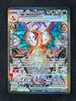 2023 Pokemon CHARIZARD EX #223/197 Obsidian Flame Special Illustration Rare ENG - Image 1