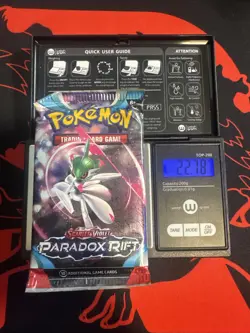 22.78g HEAVY - Pokemon TCG S&V Paradox Rift Booster Pack Sealed / Semi GoDU - Image 1