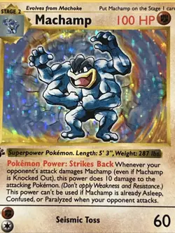 Pokemon - 1st Edition Machamp (Base Set Shadowless) 8/102 Holo (NM) - Image 2