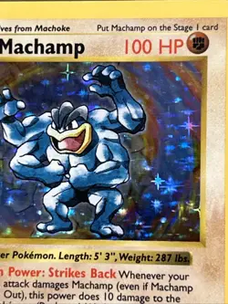 Pokemon - 1st Edition Machamp (Base Set Shadowless) 8/102 Holo (NM) - Image 5