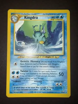 Pokemon! Kingdra - Neo Revelations- Rare -19/64 - LP! - Image 1