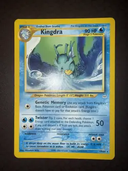 Pokemon! Kingdra - Neo Revelations- Rare -19/64 - LP! - Image 2