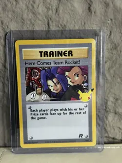 Here Comes Team Rocket 15/82 Pokemon Celebration 25th Set Rare Near Mint - Mint - Image 1