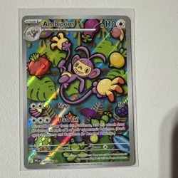 Pokemon Mega Evolution Phantasmal Flames Illustration Rare Ambipom 107/094 - Image 2