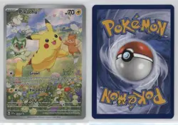 Pikachu (Paldea Adventure Chest) Holo Pokemon Scarlet & Violet Black Star Promo - Image 3
