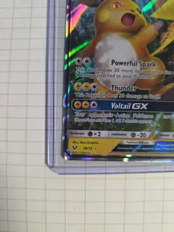 Raichu GX Holo ( Pokemon TCG Shining Legends #29/73 NM Full Art English ) - Image 3