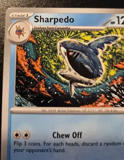 Sharpedo 043/162 Uncommon Scarlet & Violet: Temporal Forces Pokemon TCG - Image 2