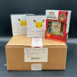 Lot of (12) Pokemon TCG Celebrations ETB's + Victini Mythical Collection Box - Image 1