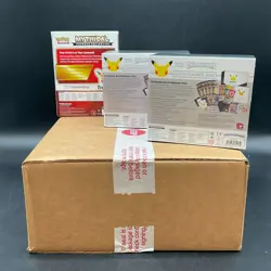 Lot of (12) Pokemon TCG Celebrations ETB's + Victini Mythical Collection Box - Image 2