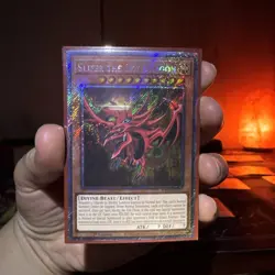 Slifer The Sky Dragon RA04-EN117 Platinum Secret Rare Yugioh 1st Edition Mint - Image 1