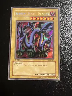 Yugioh Serpent Night Dragon MRL-103 Secret Rare 1st Edition HP - Image 1