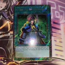 1x Yu-Gi-Oh! Nobleman of Crossout RA03-EN102 Platinum Secret Rare (PSR) 1st NM - Image 1