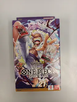 ONE PIECE TCG: GEAR5 STARTER DECK EX 21 (ST-21) FACTORY SEALED ENGLISH - Image 1
