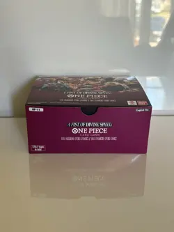 Lot Of 24 One Piece A Fist Of Divine Speed OP11 Booster Packs Display Box - Image 1
