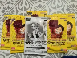 One Piece 500 Years In The Future OP-07 Five 5 Booster Packs Lot English + Dash - Image 1