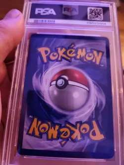 PSA 7 NM Meganium 18/165 Reverse Holo Expedition eReader Pokemon Card - Image 4