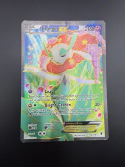 Florges EX 116/119 Phantom Forces Full Art Ultra Rare Holo Pokemon Card DMG - Image 3