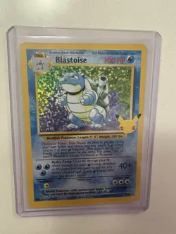 Pokemon Blastoise Base Set Holo Rare 2/102 100HP English Card - Image 1