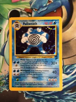NM Poliwrath 15/130 Base Set 2 Holo Rare Pokemon Card - Image 1