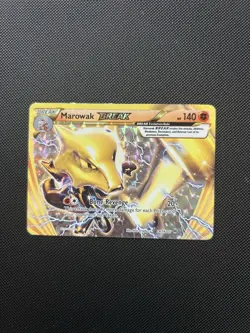 MISPRINTED Marowak Break Holo Pokemon TCG Ultra Rare Card 79/162 XY Breakthrough - Image 1