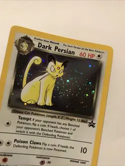 Dark Persian 17 Holo Black Star Promo WOTC Pokemon Card - Image 2