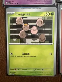 Lot Of 4 Miscut Error Pokemon cards Surging Sparks Eevee Yamask Exeggcute - Image 4