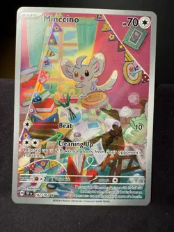 Minccino 182/162 Sv05: Temporal Forces Holo Pokemon Card - Image 1