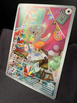 Minccino 182/162 Sv05: Temporal Forces Holo Pokemon Card - Image 2