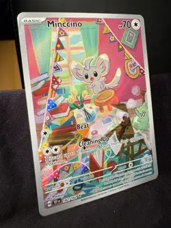 Minccino 182/162 Sv05: Temporal Forces Holo Pokemon Card - Image 3
