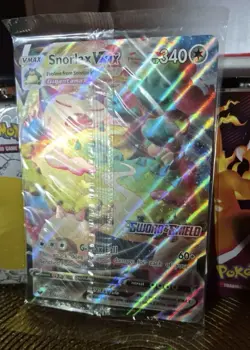 Snorlax VMAX Jumbo Card Promo Holo 142/202 Sealed - Image 1