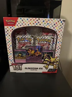 Pokemon TCG Scarlet & Violet 151 Alakazam ex Collection Box + Promo Cards - Image 2