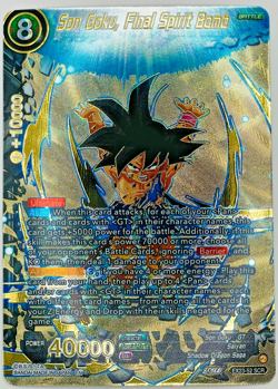 Son Goku, Final Spirit Bomb | EX23-52 SCR | Dragon Ball Super Card Game | LP - Image 1