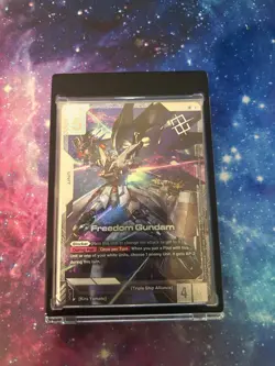 Gundam Card Game GD01-065 FREEDOM GUNDAM Newtype Challenge Champion ENGLISH - Image 1