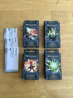 Android Netrunner - Cycle 3: Lunar Card Set 2014 (Used - 4 Packs - Complete) - Image 1