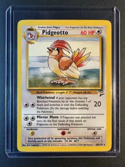 Pidgeotto - 28/130 Base Set 2 Non Holo Rare - WOTC Pokemon Card - LP - Image 3